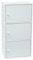 WERKA PRO Meuble Blanc à Portes 3 Portes (80 x 40 x 29 cm)