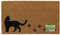 JVL Eco-Friendly Latex Backed Coir Door Mat, Kitty Cat,40 x 70 cm Approx.