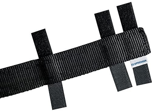 Herm Sprenger Hundehalsband-Abdeckung aus Nylon für kleine, mittelgroße und große Hunde, strapazierfähiger Schutz für Hundehalsband, 40 cm, Schwarz