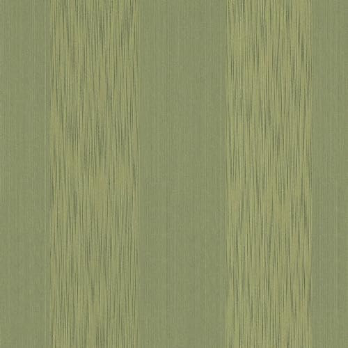 Stripes Wallpaper Wall Profhome 956604-GU Textile Wallpaper Textured with Stripes matt Green 5.33 m2 (57 ft2)