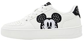 Desigual Damen Shoes_Fancy_Mickey Studs, White, 39 EU
