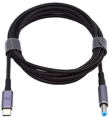NFHK Type C USB-C Input to 20V DC 5.5 * 2.1mm Output Power 100W 135W 140W 65W PD Charge Cable for Laptop