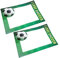Cabilock 2 Stück Fußball Party Fotorahmen Stand Requisiten Fußball Party Fotorahmen Selfie Fotorahmen Fotorahmen Partyzubehör Handgehaltene Fotorahmen Papier Fotorahmen Party