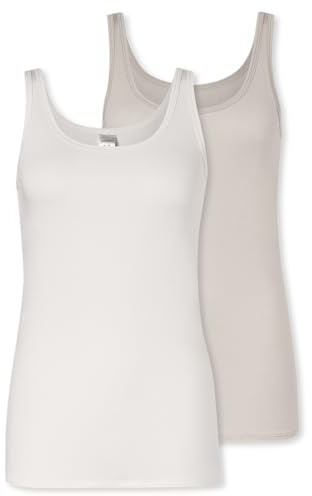 Schiesser Damen 2 Pack Trägertop Unterhemd - Modal Essentials