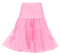 Wikoan Jupon sous Robe Femme Jupon Années 50 A-Ligne Jupe Tulle pour Femmes Jupons Rockabilly Fond de Robe Vintage Petticoat Rose L