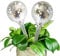 Set of 2 Plant Watering Globes with Disco Ball Decor,Self Watering Bulbs,Self Watering Plant Disco bBalls,Watering Spikes,Watering Stakes,Plant Waterer Self Watering Globes for Indoor Outdoor Plant