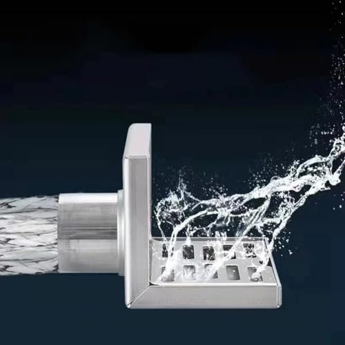 Stilvoller Eck-Duschablauf aus 304 Edelstahl, verbessert die Funktionalität Ihres Raumes (12 cm)