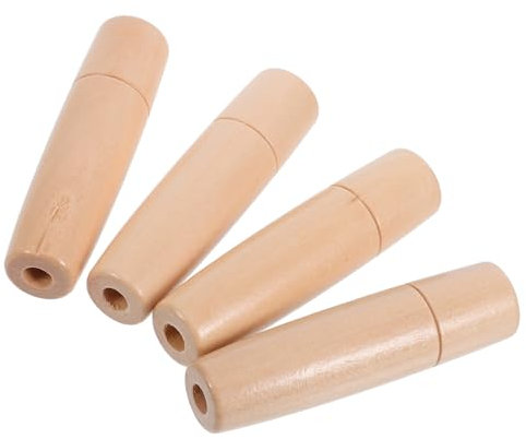 BESPORTBLE Manico Per Barbecue in Legno Verniciato Di Ricambio Per Maniglia Per Griglia E Pala Per Pancake Comodo Da Tenere E