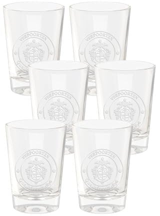 VERPOORTEN Wappen-Gläser, 6cl im 6er Pack