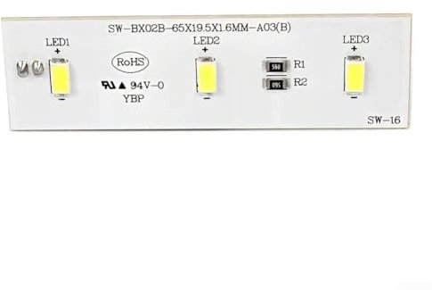 SMZhomeone Light Strip Bar For Electrolux Refrigerator Light Strip DC 12V Compatible With ZBE2350HCA SW-BX02B Chef Fridge LED Bar Replacement Part(1 PACK)