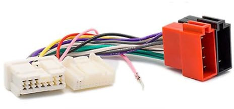 Faisceau de câbles d'autoradio Câble Adaptateur de connecteur de Faisceau de câbles ISO for autoradio, for Renault, Megane 3, Scenic 3, Dacia, Scénic, Lodgy, Logan