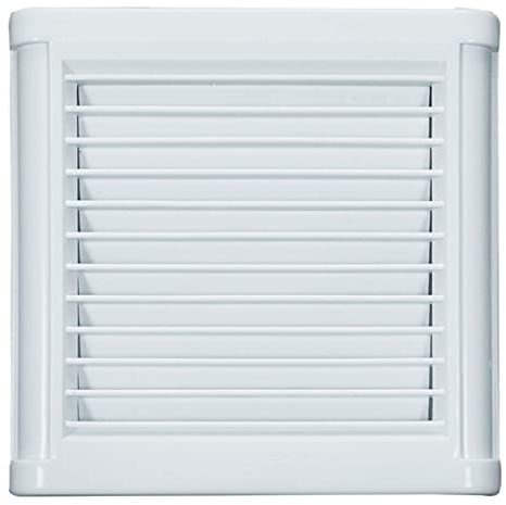 Pedestal Stand and Exhaust Fan for Wall and Window Ventilation, Small Louver Design
