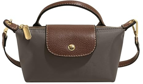 Generisch Mini Umhängetasche in Farbblockoptik für Damen, Small Crossbody Bag,Quadratische Klein Handtasche in Volltonfarbe mit Verstellbarem Riemen, Schultertasche