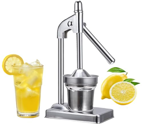 Squeezer Squeezer al limone manuale - Estrattore di succo per pressa a mano, e filtro in acciaio inossidabile | Lemon Squeezer Orange Crusher Lime Presser Pompelmo Juice Maker Accessorio da