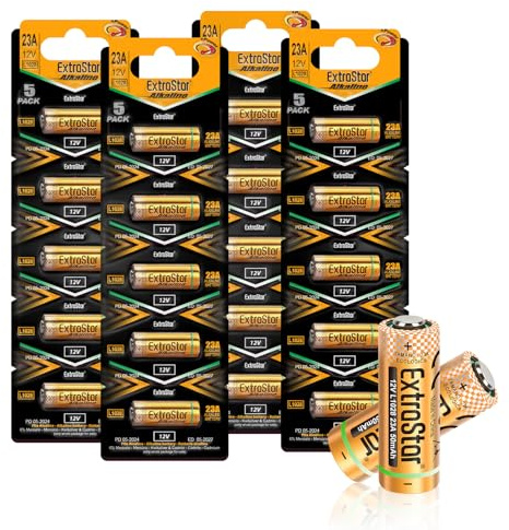 23 A, 12 V, batterie 20 pezzi LR23A-20P