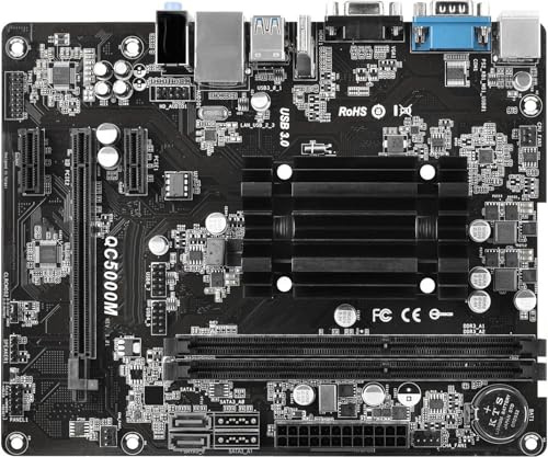 Placa Madre Fit For ASRock QC5000M con gráficos Integrados AMD Radeon HD 8330, procesador FT3 Kabini A4-5050/5000 de Cuatro núcleos y 32 GB Memoria DDR3 (Formato M-ATX)