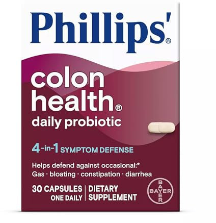 Phillips’ Colon Health Daily Probiotic Supplement, 30 Count