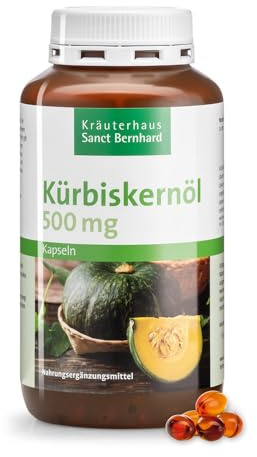 Sanct Bernhard Kürbiskernöl 500 mg Kapseln