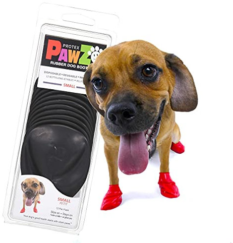 PAWZ 975113 PAWB-S Hundestiefel, schwarz, Small (1er Pack)