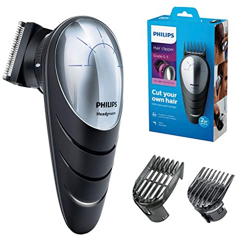 Philips QC5570/13 DIY Headgroom plus Einfache Reichweite 180 Grad Haarschneider Rasierer