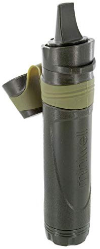 Paille filtre à eau personnel de Randonnée compact et portable-Paille filtrante, purificateur d'eau d'urgence, de survie-Système de filtration avec filtre à charbon rendant l'eau purifiée potable