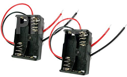 2 Caisse COUPLEUR Boite Support pour Batterie Pile ACCU 2 x 23A avec Fil +&-