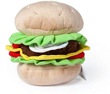 Karlie Hundespielzeug Plüsch Burger L: 14 cm B: 12.5 cm H: 11 cm
