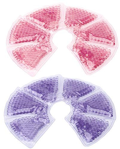 Brust therapie Pads, 2-teilige wiederverwendbare Gel Kalt Still Gel Pads Brust Eisbeutel für stillende MütterBrustpflege