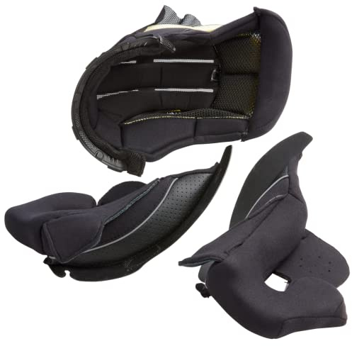 O'NEAL | Motorcross-Helm-Ersatzteile | Motorrad Enduro | Ersatzfutter für M-SRS Helm | Liner & Cheek Pads M-SRS Helmet | Schwarz | Größe M
