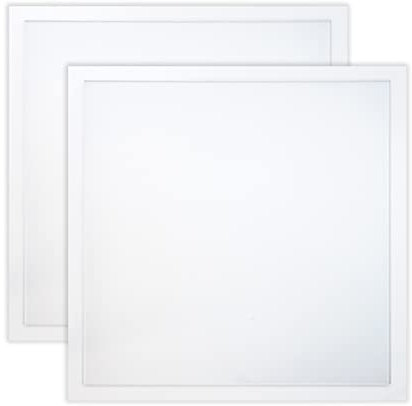 Backlight LED Panel 40W Farbwahl 4000lm 60x60cm weiß UGR<19 nicht dimmbar, flackerfrei, 2 Stück