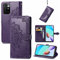 Fertuo Cover per Xiaomi Redmi 10 2022 / Redmi 10, Custodia Portafoglio a Libro in Pelle Flip Cover con Porta Carte, Chiusura Magnetica [Disegni di Mandala] Case Antiurto per Redmi 10, Viola