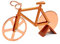 Hoshen Kreative Fahrrad Form Pizzaschneider Teigteiler Edelstahl Pizza Cutter Rad Keksschneider 1 Stück Rosegold