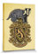 Harry Potter 1art1 Poster Wappen Von Hufflepuff Bilder Leinwand-Bild Auf Keilrahmen | XXL-Wandbild Poster Kunstdruck Als Leinwandbild 80x60 cm