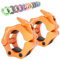 WARM BODY COLD MIND Verstärkt 50mm Hantelverschlüsse/Olympic Barbell Collars - Schnellverschluss Hantel Clips, Olympische Hantelverschluss, Langhantel Klemmen, Hantelklemmen (Orange)
