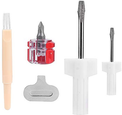 Sewing Screwdriver Thread Removal Tool, 5Pcs/Set Sewing Machine Repair Kit, Household Sewing Machine Repair Accessories Include Screwdriver, Thread Removal, Slot Screwdriver and Cleaning Brush