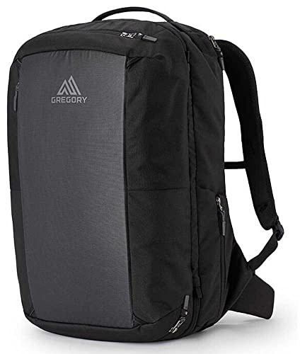 Gregory Border Carry On 40 Black Laptop Backpack, Size 40 Litres, Total Black, black