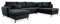 MIUFORM Ecksofa U-Form mit Schlaffunktion und Bettkasten | Scandic Lagom | Wohnlandschaft mit Schlaffunktion, Sofa U Form, Couch U Form, Wohnlandschaft U-Form (Dunkelgrau, Rechts ausgerichtet)