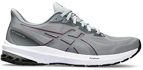 ASICS Herren GT-1000 12 Laufschuhe, Sheet Rock/Antique Red, 44.5 EU