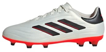 Adidas Unisex Kinder Copa Pure II League Firm Ground Boots, Ivory/Core Black/Solar Red, 33 EU