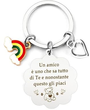 Porte-clés amitié, cadeau amica,idées cadeaux pour amie,idées cadeaux pour un ami,cadeau original pour amie,porte-clés ami spécial,cadeau d'anniversaire, cadeau de nouvel an pour un ami, Amica 3,