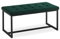 TUKAILAI Sitzbank esszimmer 100cm,sitzbank Flur mit samt Dickes Kissen Sitz, polsterbank mit Metallbeinen,bettbank garderobenbank küchenbank,sitzbank Garderobe Schlafzimmer Flur möbel (Grün)