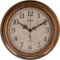 artvendis 5575B Horloge murale radio-pilotée 30 cm, antique, résistante aux intempéries, chiffres arabes faciles à lire