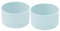 Bottines pour bouteille d'eau, en silicone, dessous de bouteille d'eau, housses de protection pour bottes tumbler, éviter les rayures et le bruit, 2 manchons de fond de qualité alimentaire,