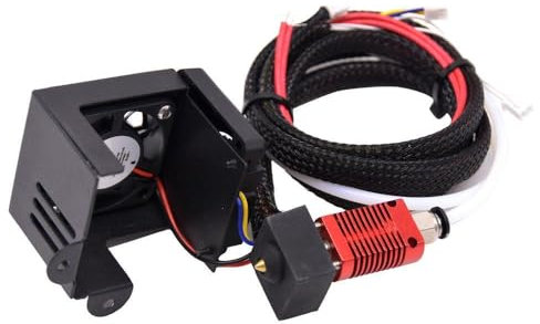 Kit de ventilateur assemblé Ender-3 24 V/kit d'extrudeuse Hotend CR-10 12 V, kit de rechange Ender Hotend amélioré pour imprimante 3D Creality Ender-3/CR-10 (12 V CR-10)
