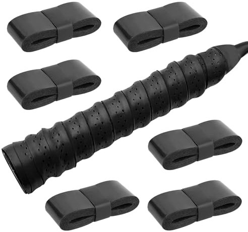 TDUNSYA Cintas de Agarre de Raqueta,6 Piezas Overgrip Antideslizante Tenis Bádminton,Antideslizante,Overgrips Padel para Raqueta de Tenis, Bádminton y Squash