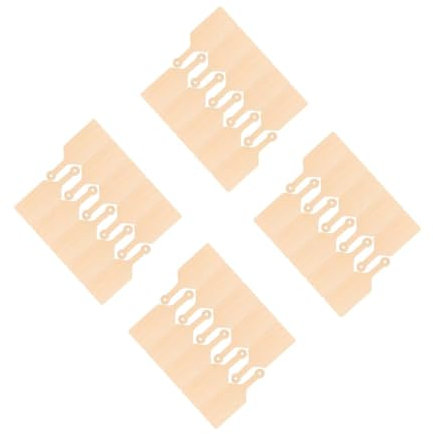 Alipis 4 Set Piccolo Tagliere Mini Tagliere Piccola Pagaia Di Legno Tagliere Artigianale Legno Per L'artigianato Taglieri Verniciabili Taglieri Artigianali Beige 10 Pezzi * 4