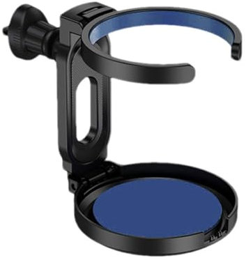 JUNJIKAIDAN Getränkehalter Auto für Audi SQ7 2019, Lüftungsschlitze Becherhalter Flaschenhalter Getränke Kaffeebecher Halterung Becher Halter,A/Blue