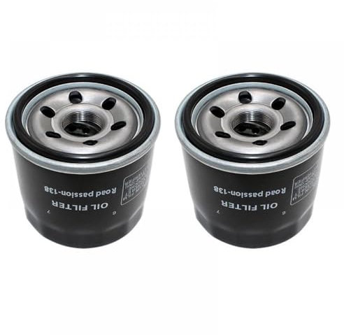 Universal Motorradölfilter kompatibel mit DL250 248 DL1050 XT Adventure 1037 LTA500 Quadrunner 500 VS800 Eindringling(2 Pcs)