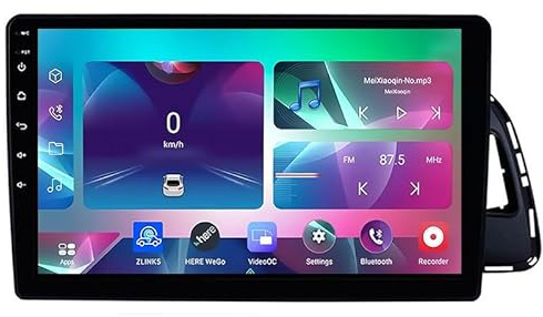 SUMRED Reproductor Multimedia para Coche De 9 Pulgadas Android Unidad Principal Multimedia Pantalla Táctil Reproductor USB para Audi Q5 2008-2017,4 Core WiFi 2G+32G