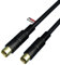 Rhinocables - Cavo S-Video maschio a maschio S Video SVHS, Super Video TV, videocamera, Graphics 4 pin Mini Din Wire S-VHS placcato oro spine (10 m)